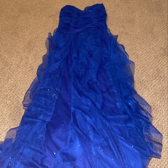 blue winter formal dresses